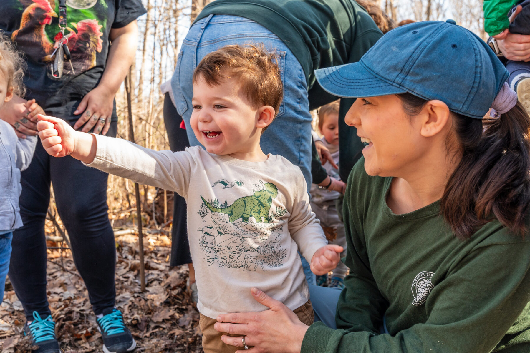 A smiling kid at a parks program