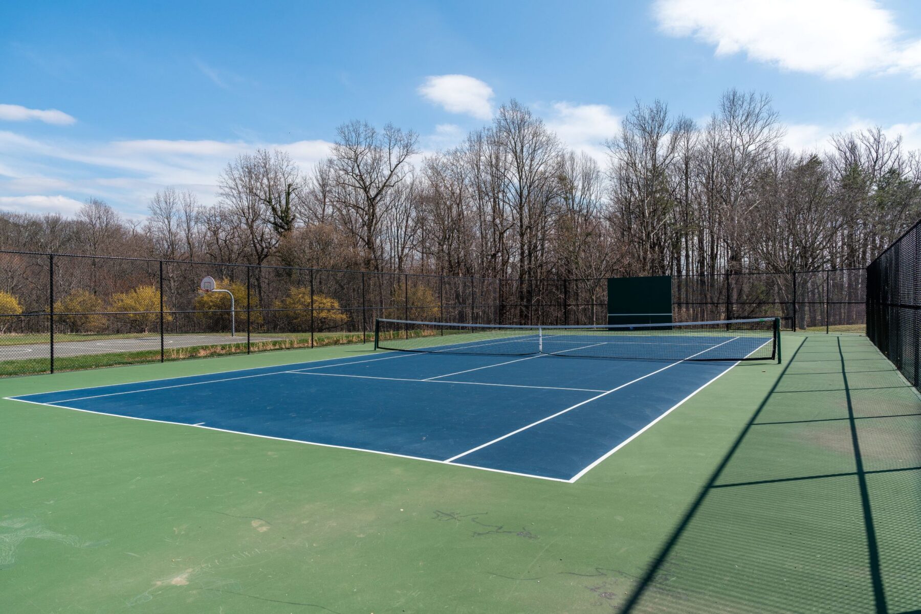 Tennis court at McKnew