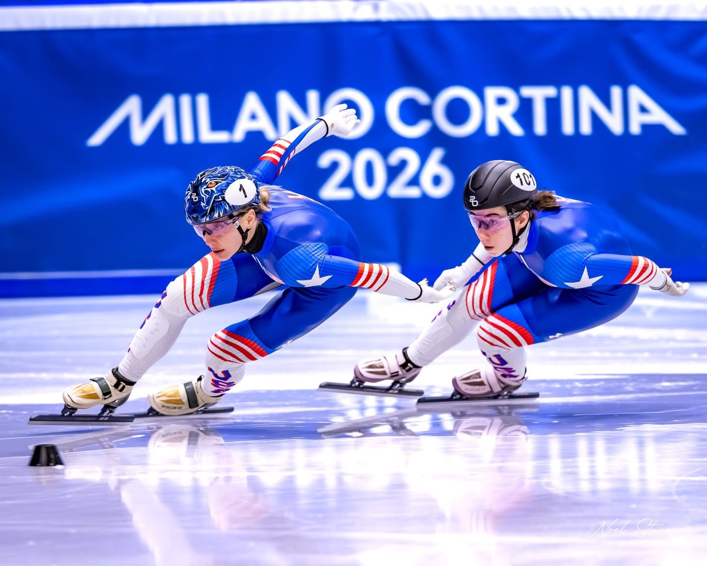 Speedskater photo courtesy of Potomac Speedskating Club