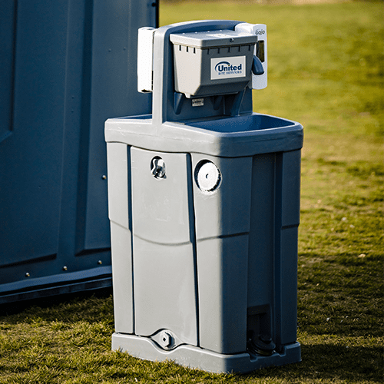 Hand sanitizer station