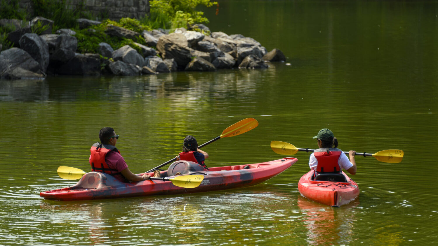Kayaking in Lake Needwood