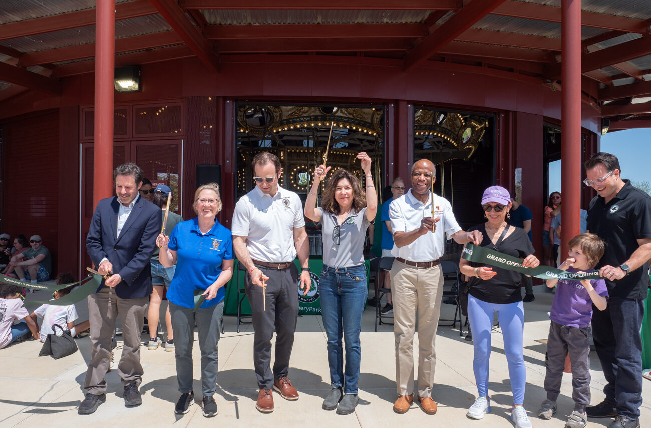 Ribbon cutting at Ovid Hazen Wells